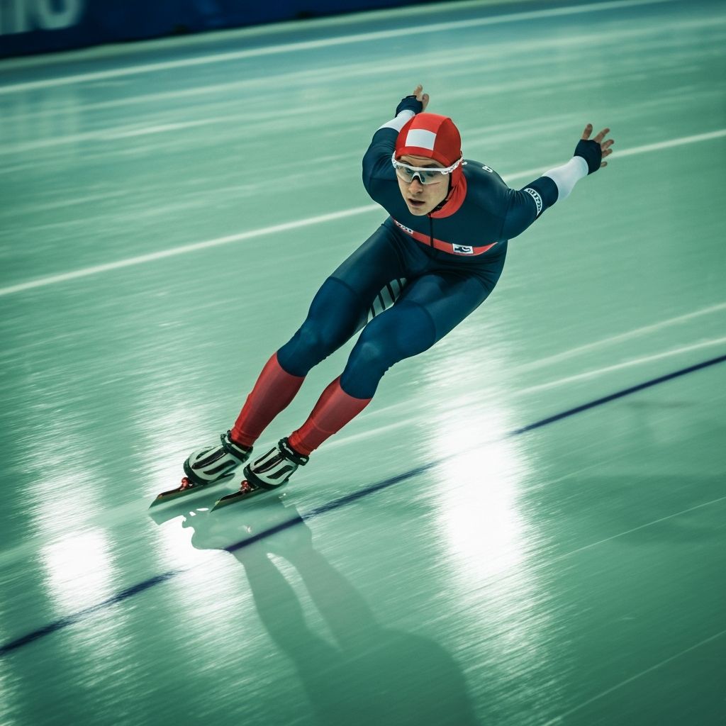 Бег на коньках — дистанция 500 м